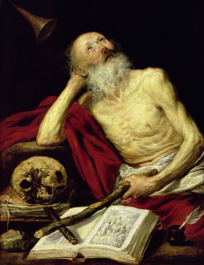 St. Jerome, 1643 by Antonio Pereda y Salgado